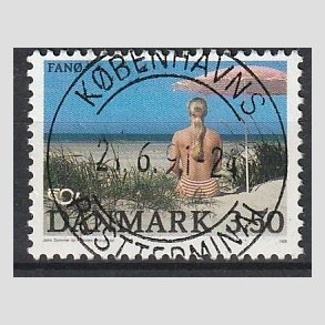 FRIM�RKER DANMARK | 1991 - AFA 993 - Turistm�l - 3,50 Kr. flerfarvet - Pragt Stemplet