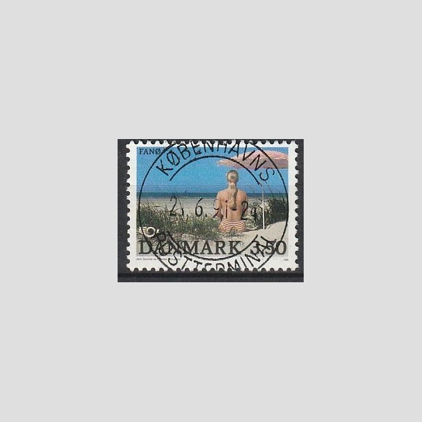 FRIMRKER DANMARK | 1991 - AFA 993 - Turistml - 3,50 Kr. flerfarvet - Pragt Stemplet