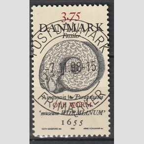 FRIM�RKER DANMARK | 1998 - AFA 1191 - Fossiler - 3,75 Kr. flerfarvet - Pragt Stemplet