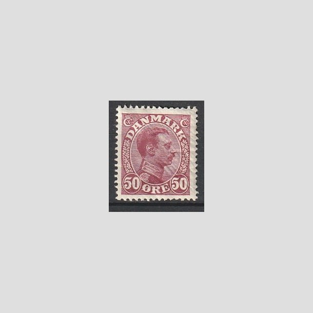 FRIMRKER DANMARK | 1913 - AFA 74 - Chr. X 50 re vinrd - Ubrugt