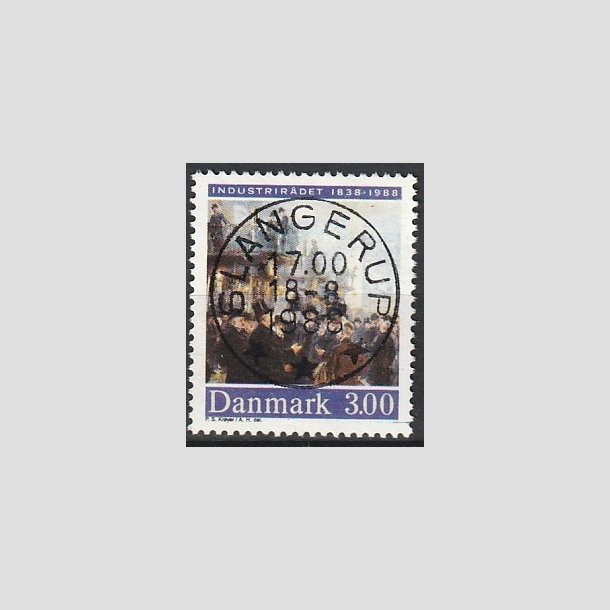 FRIMRKER DANMARK | 1988 - AFA 913 - Industrirdet 150 r - 3,00 Kr. flerfarvet - Pragt Stemplet Slangerup