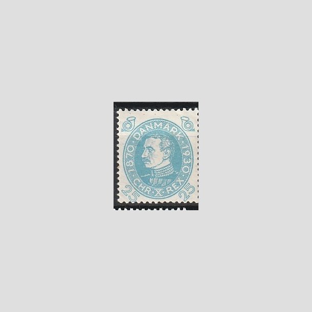 FRIMRKER DANMARK | 1930 - AFA 192 - Chr. X 60 r 25 re bl - Ubrugt