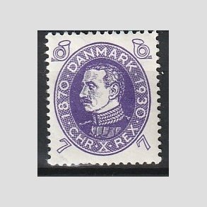 FRIMRKER DANMARK | 1930 - AFA 187 - Chr. X 60 r 7 re violet - Ubrugt