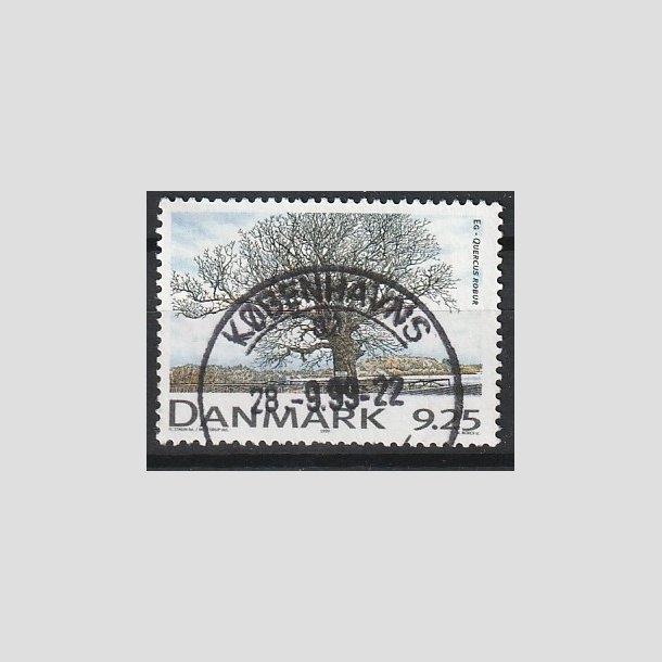 FRIMRKER DANMARK | 1999 - AFA 1199 - Danske lvtrer - 9,25 Kr. Eg - Pragt Stemplet