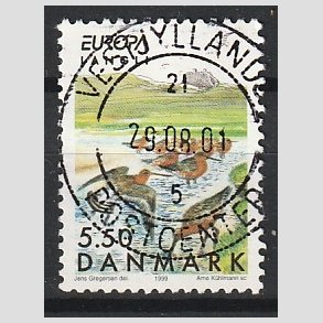 FRIM�RKER DANMARK | 1999 - AFA 1210 - Naturreservater - 5,50 Kr. Langli - Pragt Stemplet