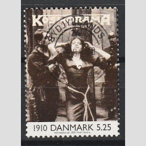 FRIMRKER DANMARK | 2000 - AFA 1237 - 1900-tallet serie 1 - 5,25 Kr. flerfarvet - Pragt Stemplet