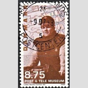 FRIM�RKER DANMARK | 1998 - AFA 1179 - Post og Tele museet - 8,75 Kr. flerfarvet - Pragt Stemplet