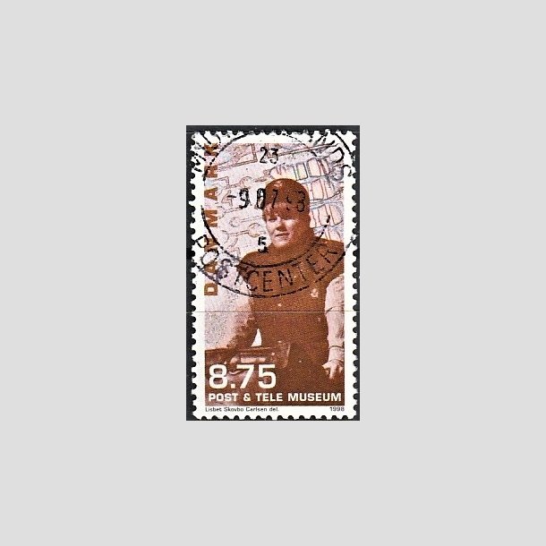 FRIMRKER DANMARK | 1998 - AFA 1179 - Post og Tele museet - 8,75 Kr. flerfarvet - Pragt Stemplet