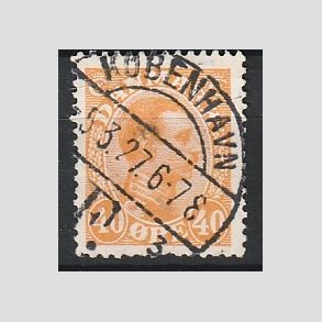 FRIMRKER DANMARK | 1925-26 - AFA 150 - Chr. X 40 re orange - Lux Stemplet 