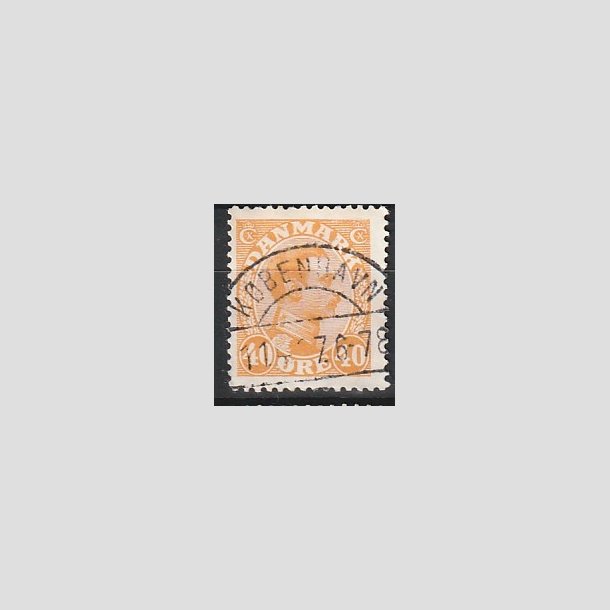 FRIMRKER DANMARK | 1925-26 - AFA 150 - Chr. X 40 re orange - Lux Stemplet "KBENHAVN"