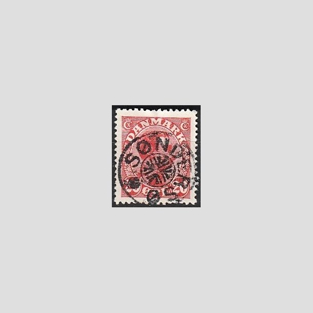 FRIMRKER DANMARK | 1925-26 - AFA 147 - Chr. X 20 re rd - Lux Stemplet "SNDERS"