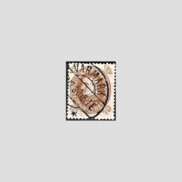 FRIMRKER DANMARK | 1930 - AFA 189 - Chr. X 60 r 10 re brun - Lux Stemplet