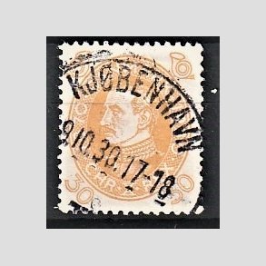 FRIMRKER DANMARK | 1930 - AFA 193 - Chr. X 60 r 30 re gul - Lux Stemplet 
