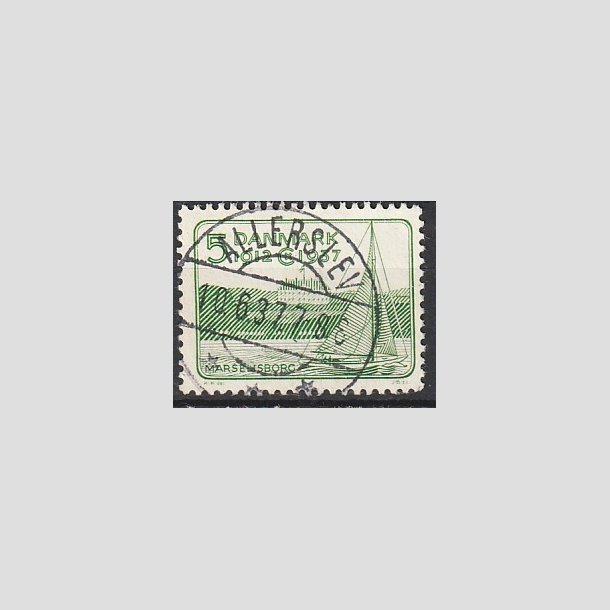 FRIMRKER DANMARK | 1937 - AFA 239 - Chr. X 25 re jubilum 5 re grn - Lux Stemplet Allerslev