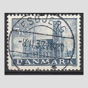 FRIM�RKER DANMARK | 1936 - AFA 233 - Reformationen 30 �re bl� - Lux Stemplet