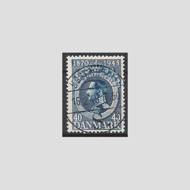 FRIMRKER DANMARK | 1945 - AFA 292 - Chr. X 75 r 40 re bl - Pragt Stemplet Kbenhavn