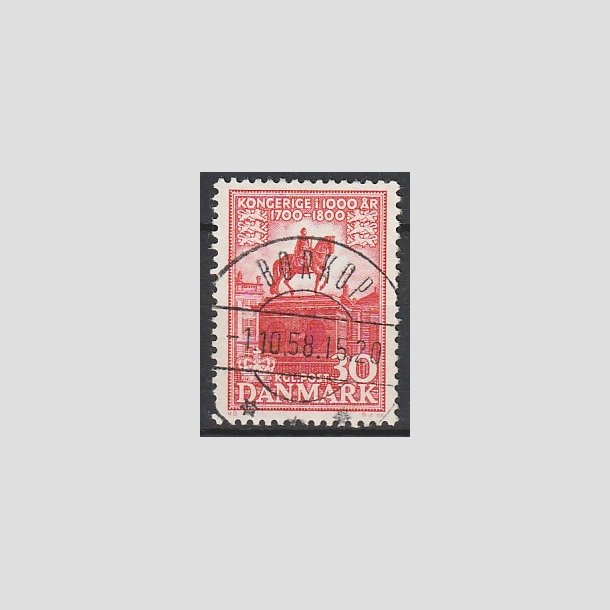 FRIMRKER DANMARK | 1953-56 - AFA 354 - Kongeriget 1000 r - 30 re rd - Pragt Stemplet