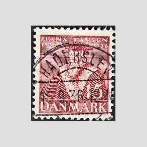 FRIM�RKER DANMARK | 1936 - AFA 232 - Reformationen 15 �re r�d - Lux Stemplet
