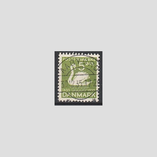 FRIMRKER DANMARK | 1935 - AFA 223 - H. C. Andersen 5 re grn - Lux Stemplet