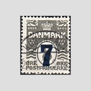 FRIMRKER DANMARK | 1926 - AFA 157 - 7/8 re gr provisorier - Lux Stemplet