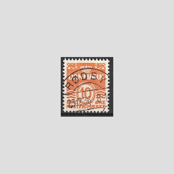 FRIMRKER DANMARK | 1933 - AFA 202 - Blgelinie 10 re orange type IA - Lux Stemplet