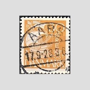 FRIM�RKER DANMARK | 1927 - AFA 172 - Karavel 30 �re gul - Lux Stemplet