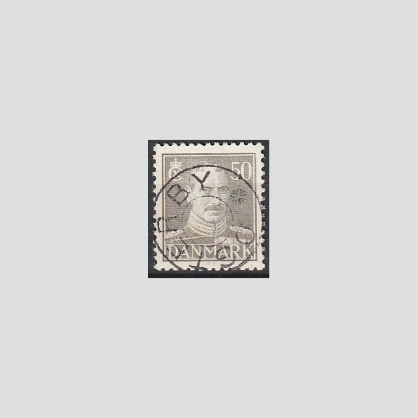 FRIMRKER DANMARK | 1945 - AFA 289 - Chr. X 50 re gr - Lux Stemplet