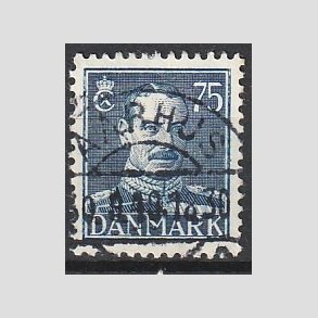 FRIMRKER DANMARK | 1946 - AFA 297 - Chr. X 75 re mrkbl - Lux Stemplet Aarhus