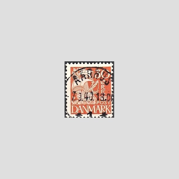 FRIMRKER DANMARK | 1940 - AFA 259 - Karavel 30 re orange Type II - Lux Stemplet