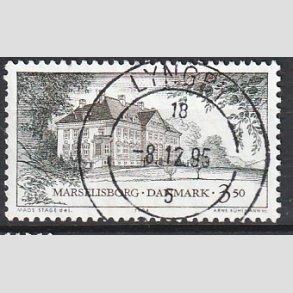 FRIM�RKER DANMARK | 1994 - AFA 1062 - Danske Slotte - 3,50 Kr. flerfarvet - Pragt Stemplet