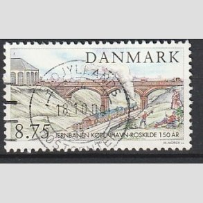 FRIM�RKER DANMARK | 1997 - AFA 1149 - K�benhavn-Roskilde - 8,75 Kr. flerfarvet - Lux Stemplet