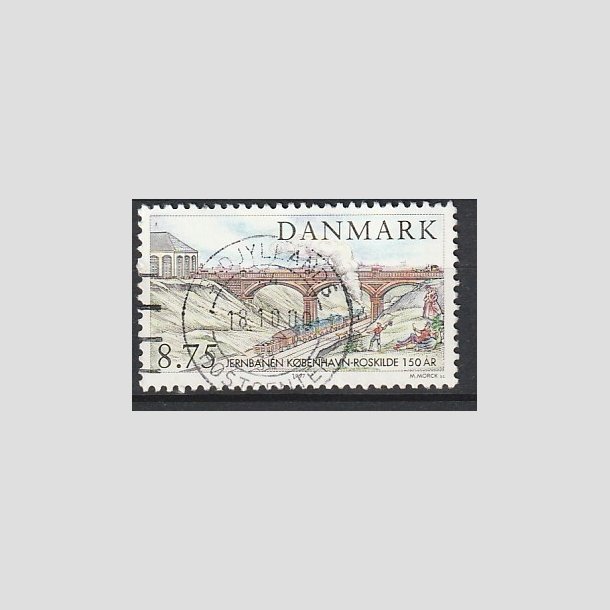 FRIMRKER DANMARK | 1997 - AFA 1149 - Kbenhavn-Roskilde - 8,75 Kr. flerfarvet - Lux Stemplet