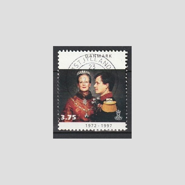 FRIMRKER DANMARK | 1997 - AFA 1135 - 25 rs jubilum - 3,75 Kr. flerfarvet - Pragt Stemplet