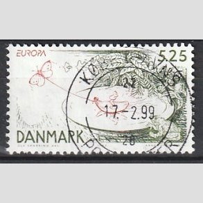 FRIM�RKER DANMARK | 1997 - AFA 1157 - Eventyr og legender - 5,25 Kr. Tommelise - Pragt Stemplet