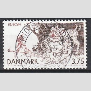 FRIM�RKER DANMARK | 1997 - AFA 1156 - Eventyr og legender - 3,75 Kr. Fyrt�jet - Pragt Stemplet