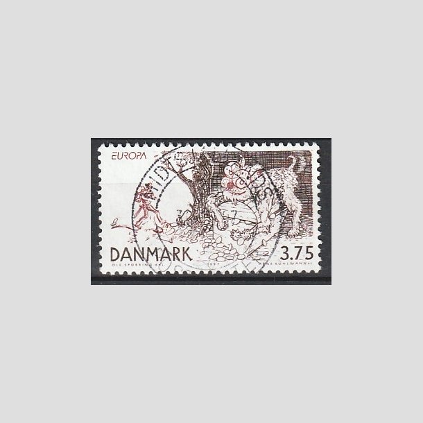 FRIMRKER DANMARK | 1997 - AFA 1156 - Eventyr og legender - 3,75 Kr. Fyrtjet - Pragt Stemplet