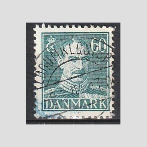 FRIMRKER DANMARK | 1944 - AFA 284 - Chr. X 60 re blgrn - Lux Stemplet