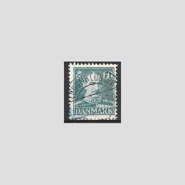 FRIMRKER DANMARK | 1944 - AFA 284 - Chr. X 60 re blgrn - Lux Stemplet