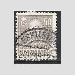 FRIMRKER DANMARK | 1945 - AFA 289 - Chr. X 50 re gr - Lux Stemplet