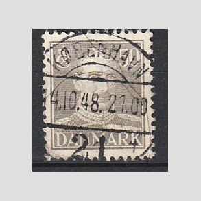 FRIMRKER DANMARK | 1945 - AFA 289 - Chr. X 50 re gr - Lux Stemplet