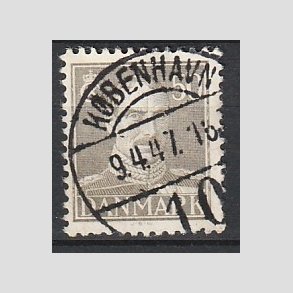 FRIMRKER DANMARK | 1945 - AFA 289 - Chr. X 50 re gr - Lux Stemplet