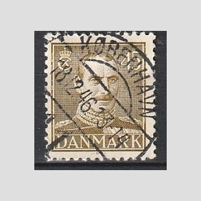 FRIMRKER DANMARK | 1946 - AFA 296 - Chr. X 45 re oliven - Lux Stemplet 