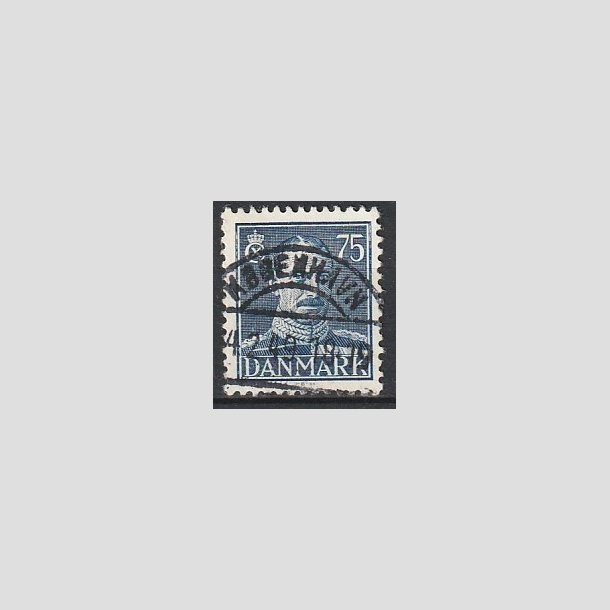 FRIMRKER DANMARK | 1946 - AFA 297 - Chr. X 75 re mrkbl - Lux Stemplet Kbenhavn