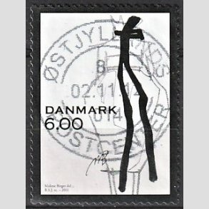FRIM�RKER DANMARK | 2011 - AFA 1671 - Mode - 6,00 Kr. flerfarvet - Pragt Stemplet