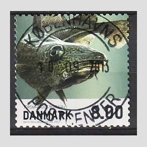 FRIM�RKER DANMARK | 2013 - AFA 1727 - Fisk - 8,00 Kr. torsk - Pragt Stemplet