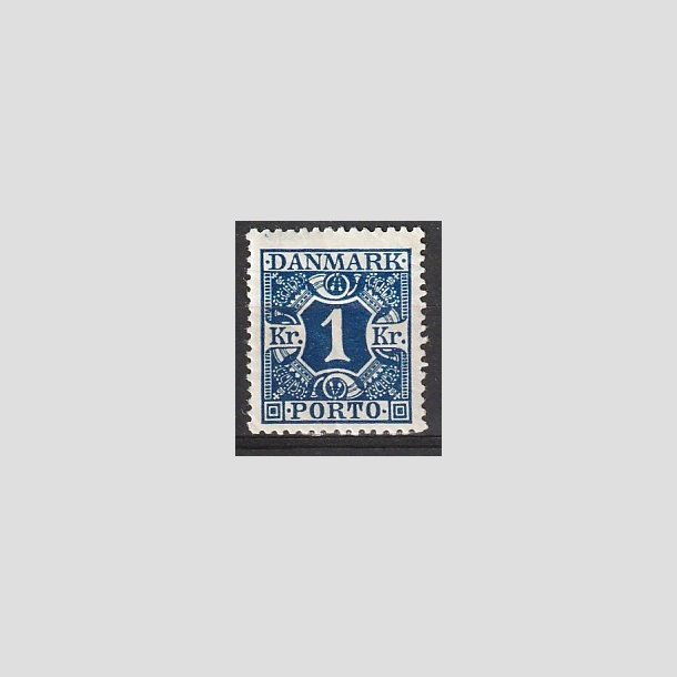 FRIMRKER DANMARK | 1921-25 - AFA 15 - 1 Kr. mrkbl - Ubrugt