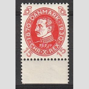 FRIMRKER DANMARK | 1930 - AFA 190 - Chr. X 60 r 15 re rd - Postfrisk