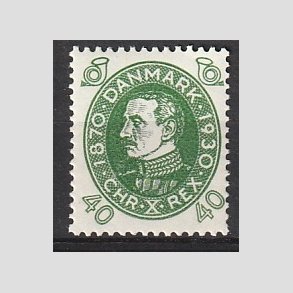 FRIMRKER DANMARK | 1930 - AFA 195 - Chr. X 60 r 40 re grn - Postfrisk