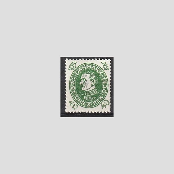 FRIMRKER DANMARK | 1930 - AFA 195 - Chr. X 60 r 40 re grn - Postfrisk