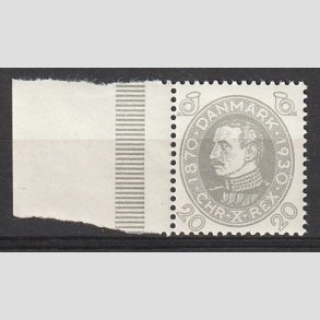 FRIMRKER DANMARK | 1930 - AFA 191 - Chr. X 60 r 20 re gr - Postfrisk
